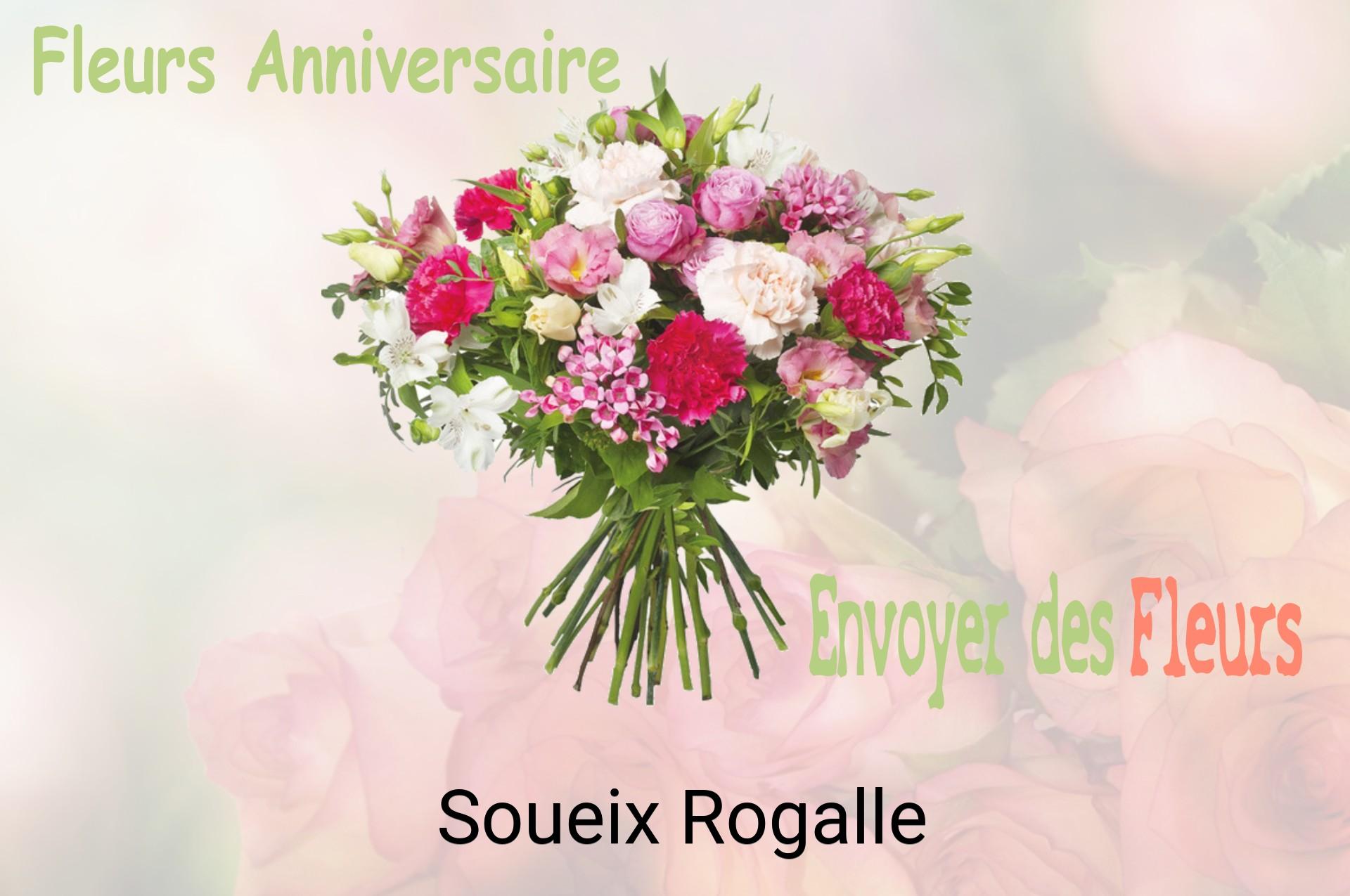 Bouquet de fleurs d’anniversaire livré à Soueix-Rogalle